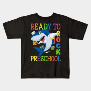 Dabbing Preschool Shark Back To School Kids T-Shirt